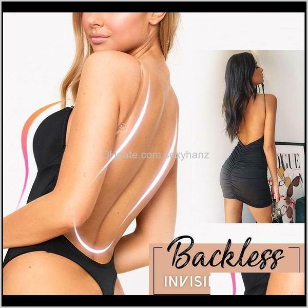 Reggiseni Intimo da donna Abbigliamento Drop Delivery 2021 Donna Scollo profondo con scollo a V senza spalline Backless Body per matrimonio Body Shaper Reggiseno Shapewear