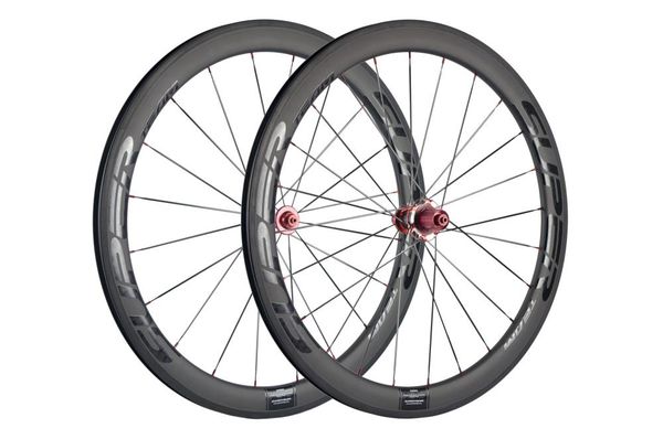 

bike wheels superteam 700c road bicycle wheelset 50/25 grain decal clincher wheel