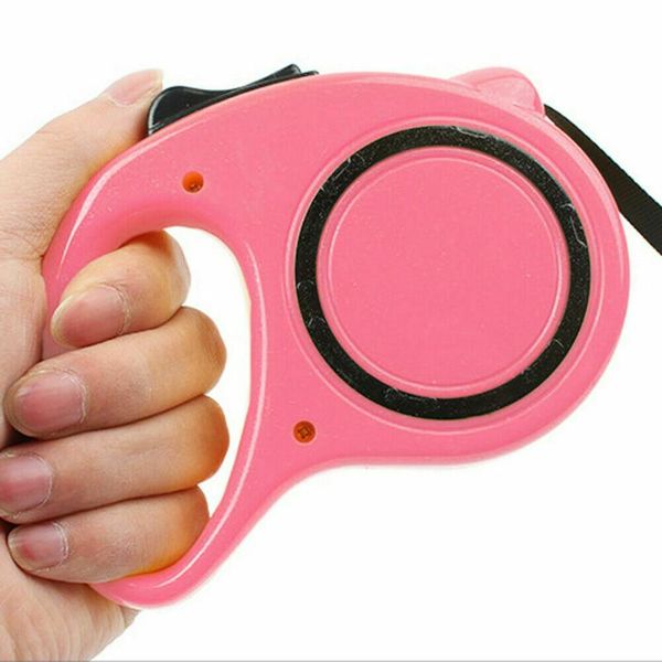 

3m pet dog cat puppy automatic retractable traction rope walking nylon lead leash accessories collars & leashes