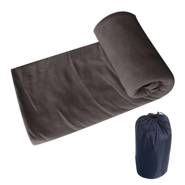 

comfortable sack outdoor camping all season blanket anti static traveling office home warm soft fleece sleeping bag liner pads