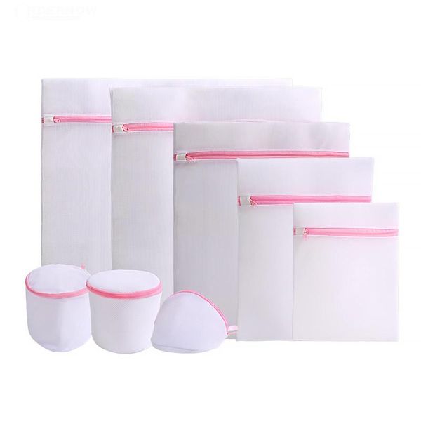 

laundry bags mesh bag 8 pack ideal machine washable dirty clothes organizer basket for college family