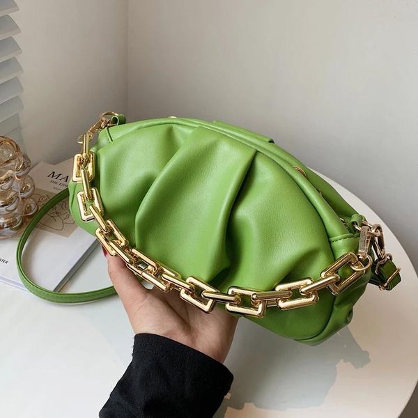 

evening bags thick chain design small pu leather crossbody shoulder for women 2021 beautiful fashion ladies travel handbags purse
