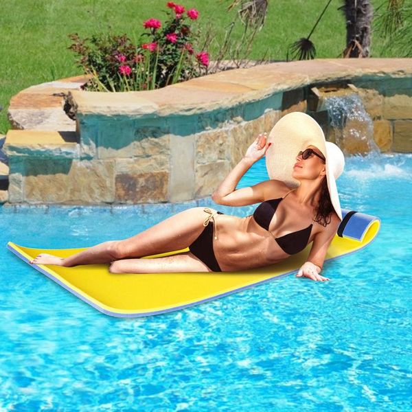

bath mats anti-tear xpe foam swimming pool floating pad water blanket durable for entertainment picnic mat accessorie