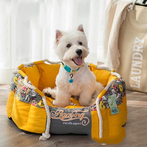 

kennels & pens warm comfortable pet dog bed soft sofa puppy mattress removable washable kennel for larg