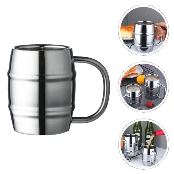 

mugs stainless steel water cup beer jar miniature outdoor glass coffee mark