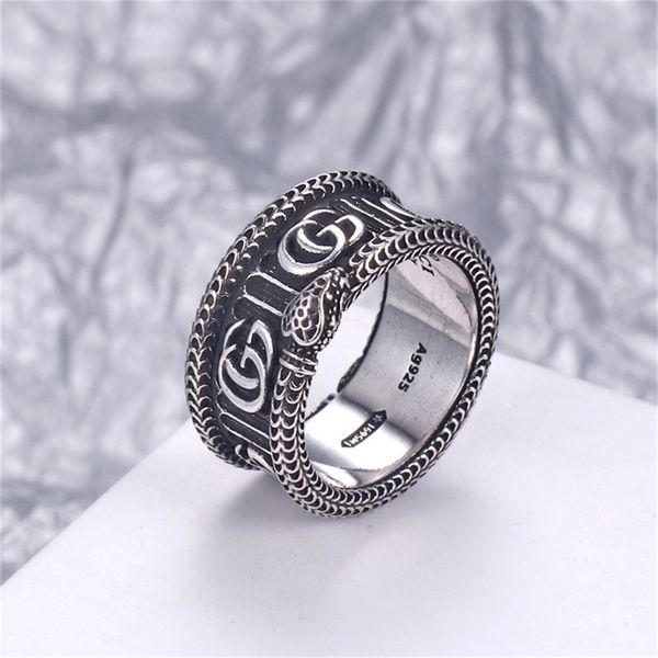 

87% off wholesale shop silver ancient home double spirit ring old punk hip hop trend men and women lovers wide version pair