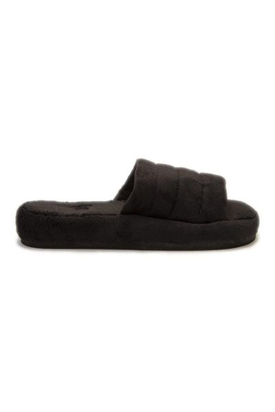 

slippers women's black outdoor plush home slipper