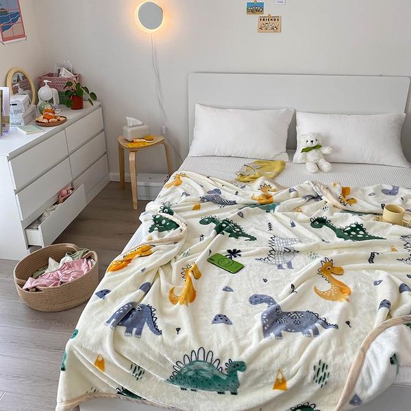 

blankets antarctic coral fluffy blanket thickened bed sheet in winter office shawl girls' dormitory nap air conditioning