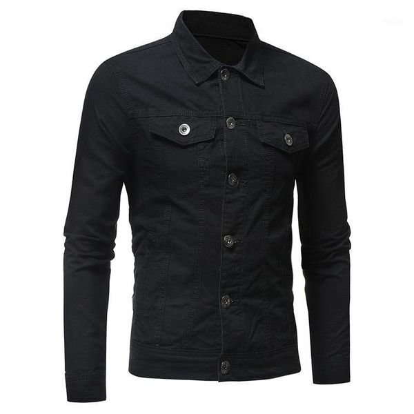 

men's jackets fashion winter jacket men slim design lapel buttons cardigan 2021 coat male black white outerwear, Black;brown