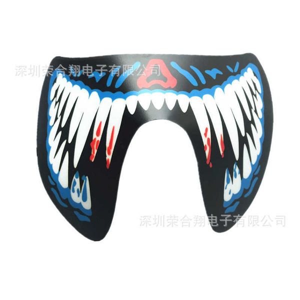 

el music voice control led mask glass halloween luminous products