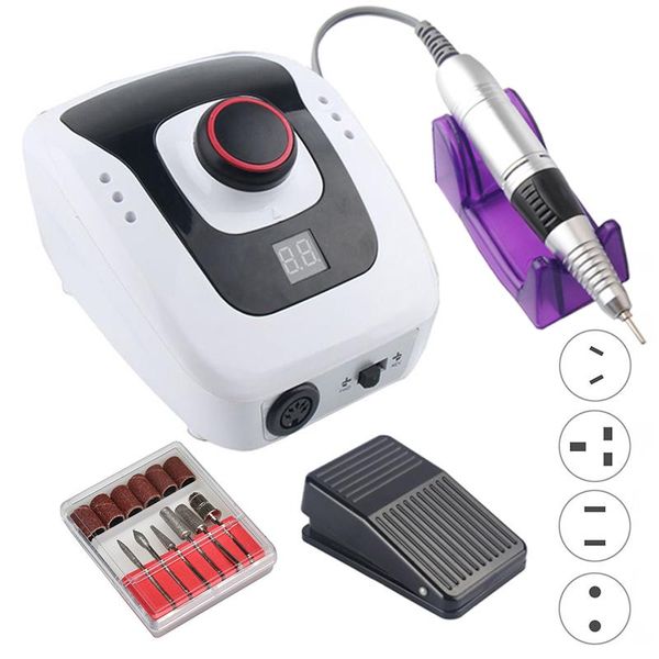 

nail drill & accessories 35000rpm electric machine manicure pedicure professional salon art tool