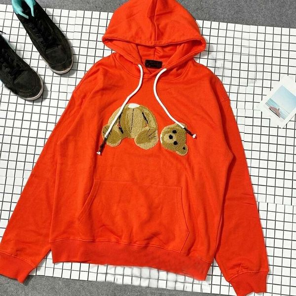 

2021 autumn winter sweatshirts hoodies angels angel hip hop mens hoodie bear lettered palm letter print men women sweatshirt long sleeve s-x, Black