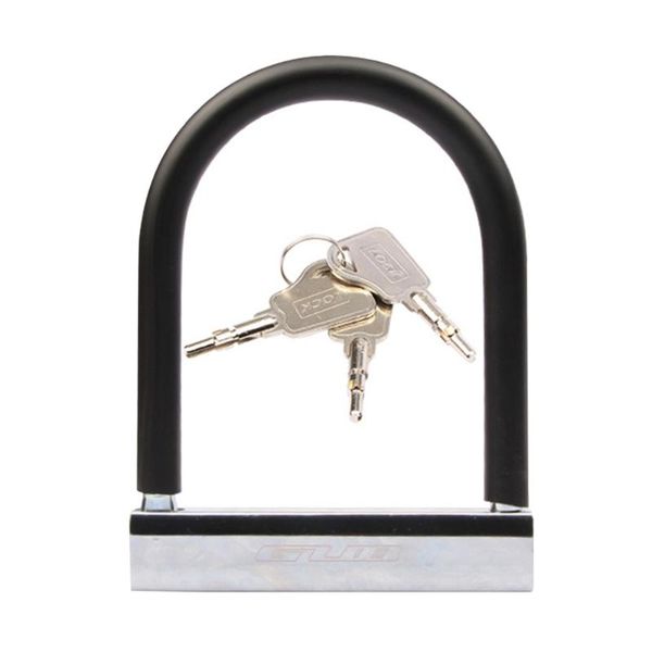

bike locks lock heavy duty anti theft with u shackle for outdoor cycling (63cm)