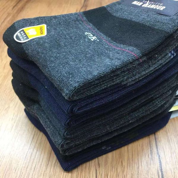 

wool winter thickened stockings leisure cotton, Black;white