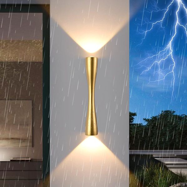 

outdoor wall lamps modern led lamp stair hallway corridor aluminum body indoor sconce waterproof porch aisle garden lighting decor