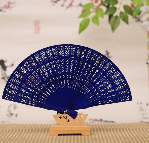 

fragrance wooden fans wedding favor party gift chinese japanese sandalwood folding hand fan wholesale