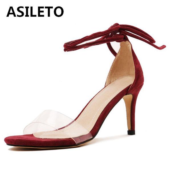 

size 34-46 transparent shoes high heel women sandals cross-tied strappie roman gladiator sandales party footwear, Black