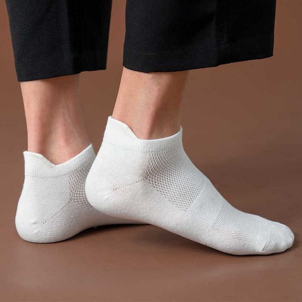 

spring and summer thin boat socks cotton comfortable breathable mesh waist, Black