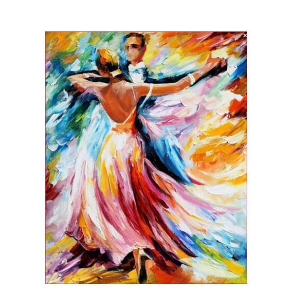 

paintings 2021 frameless ballet dancer diy painting by numbers modern wall art picture acrylic paint unique gift for home decor