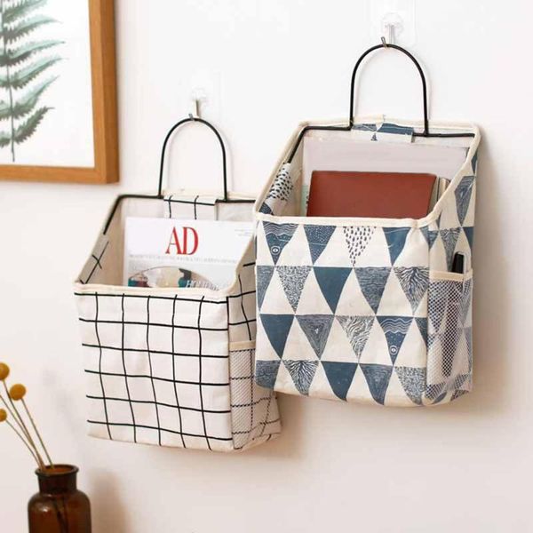 

wall hanging storage bag cloth sundries organizer toys container decor pocket high capacity save space home supplie bags