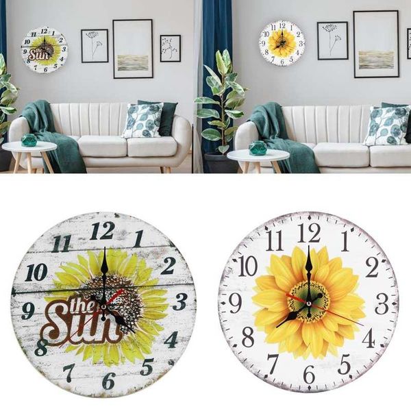 

30cm retro european style wall clock home decoration living room hanging clocks