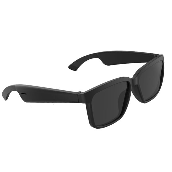 

highend accessories men sport soundtrack wirels audio hand eyewear tr classic fram rin pc smart glass bt sunglass, Black