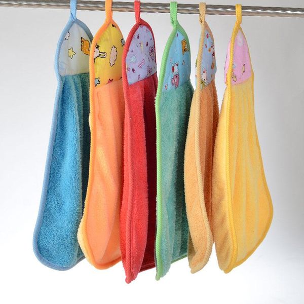 

towel 2021 cute cartoon candy colors soft hand animal towels can be hung kitchen used toalla recznik