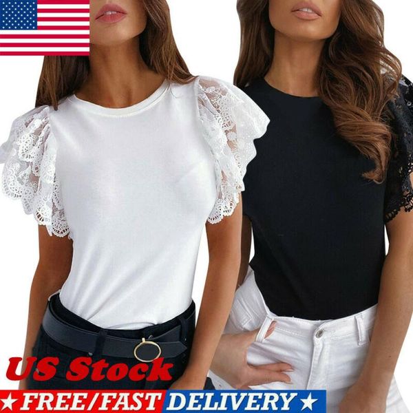 

women's t-shirt fashion women bling strap vest short sleeve loose, White