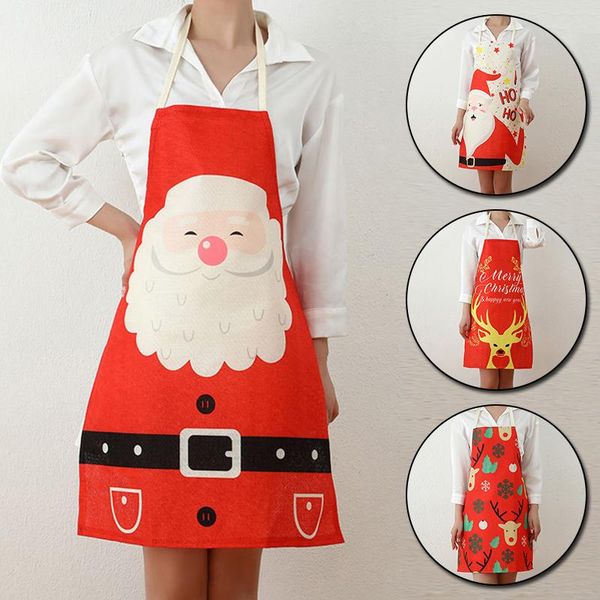 

christmas decorations gelukkig nieuwjaar 2022 kerstman keuken kerst schort vrolijk kerstfeest decor voor thuis navidad 2021 xmas gifts