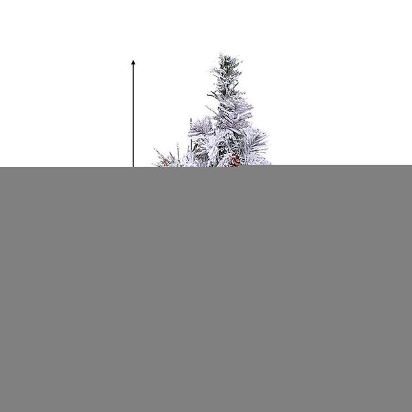 

christmas decorations deskornaments tree mini snow pine trees 30/40/50/60cm pvc festival decoration