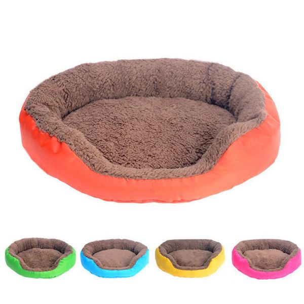 

kennels & pens 4 colors pet dog bed winter warm house for small large dogs soft nest kennel cat sofa mat animals pad supplies s/m/l