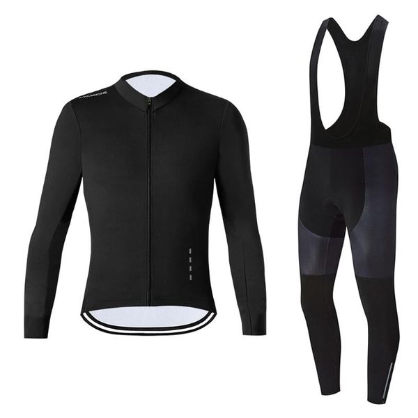 

racing sets la passion men's long sleeves jersey cycling suit bike bicycle set clothing breathable wear, Black;blue