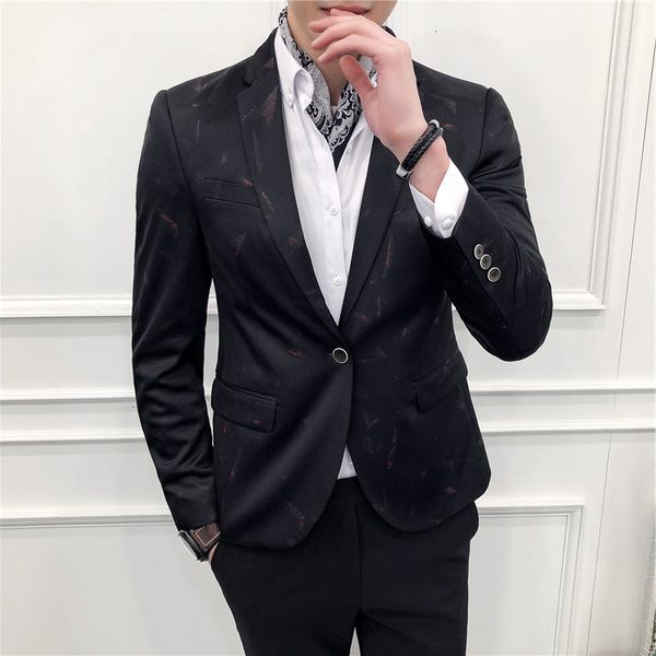 

men's small coat casual xz1802 men's bus slim one-piece suit, White;black