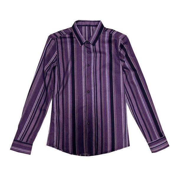 

style striped shirt men's long-sleeved slim korean trendy handsome business british hair stylist casual shirts, White;black