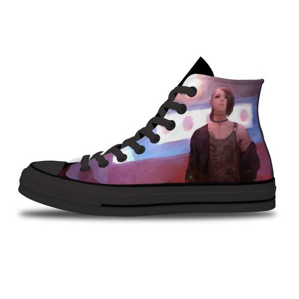 

tokyo ghoul diy printed running non-slip cartoon japanese for men fashion trend high-canvas shoes