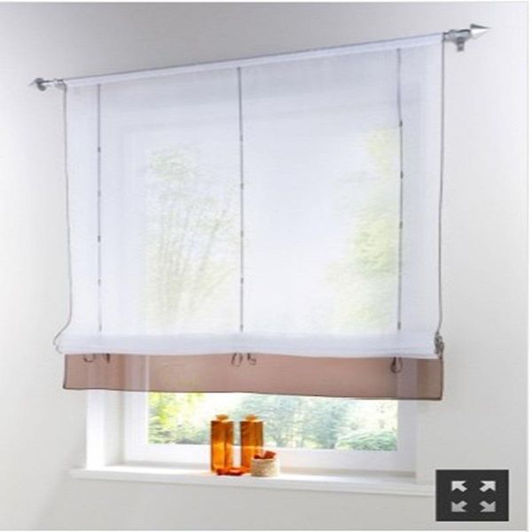 

curtain & drapes short kitchen curtains liftering ribbon roman height adjustable blinds for living room window decor cortinas