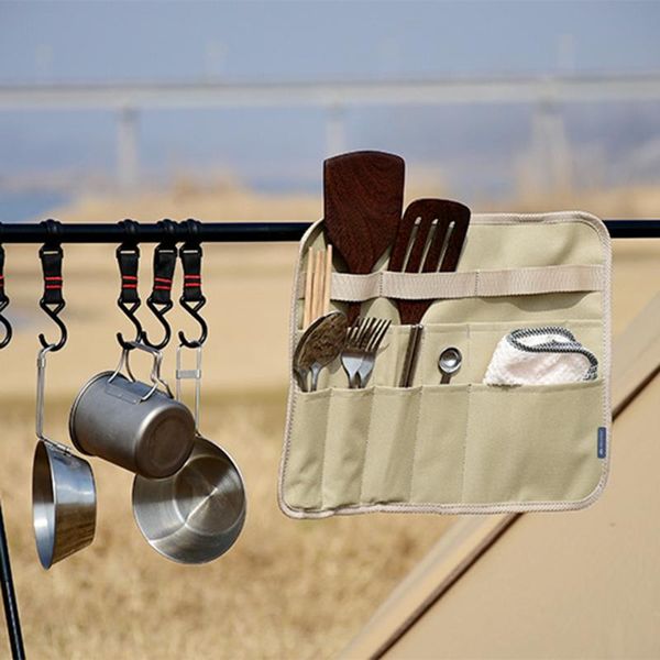 

outdoor oxford cloth portable cookware folding square storage picnic bag bags