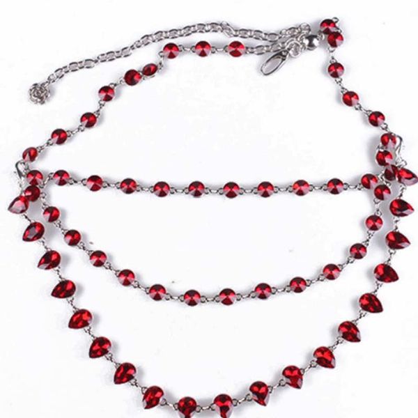 

belly dance popular cross-jewelry three-style rhinestone waist chain bm150, Silver