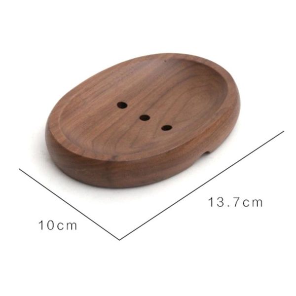 

soap dishes nature black walnut rack bathroom supplies box laundry dish