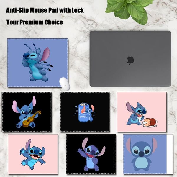 

mouse pads & wrist rests anime rug cute black computer lappad regular size pastel kawaii ipad mousemat colorful