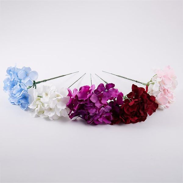 

silk flower wedding decoration artificial flowers spring vivid big hydrangea decorative & wreaths