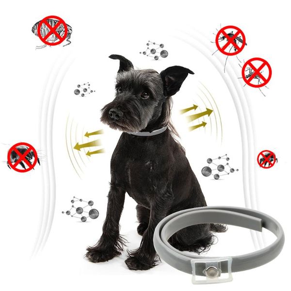 

dog collars & leashes 63/38cm pet collar anti flea ticks mosquitoes outdoor protective adjustable cat waterproof