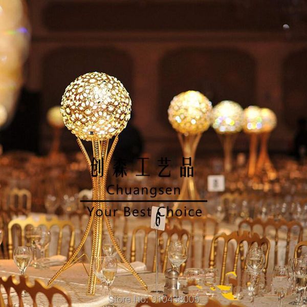 

party decoration gold centerpiece wedding lead road,table centerpieces for deco,party favor metal stand