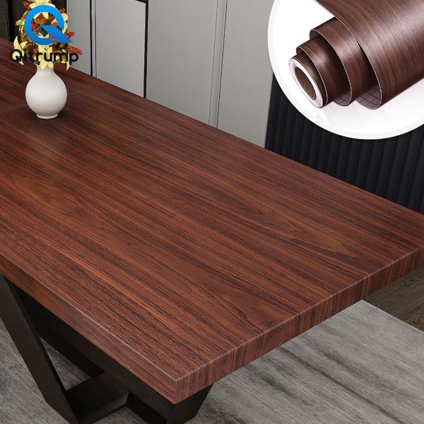 

wood grain kitchen deskwaterproof wallpaper for cabinet living room bedroom door wardrobe self adhesive sticker decor wallpapers