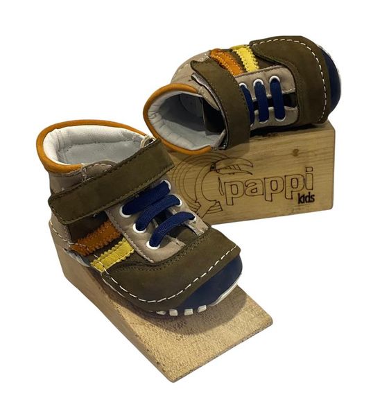 

first walkers pappikids model(71) boy's step orthopedic leather shoes