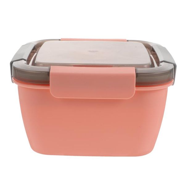 

dinnerware sets 1pc plastic kitchen double layer sealing box salad fruit container