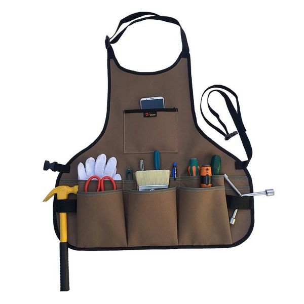 

oxford cloth garden apron waterproof tools belt multifunction housework wear-resistant for women men aprons