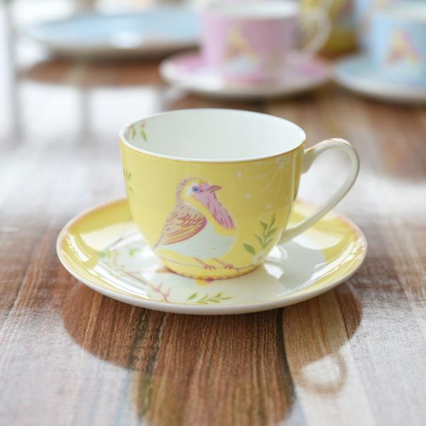 

cups & saucers creative bone china coffee cup set luxury chinese afternoon tea nordic espresso porcelain gift da60byd