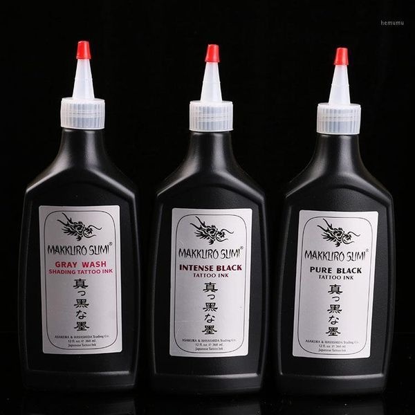

tattoo pigment black ink material syrup water 360ml beauty1