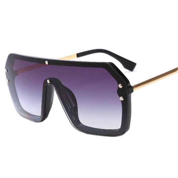 

sunglasses style europe and america cool sun glasses uv-protection one-piece versatile colorful women, White;black